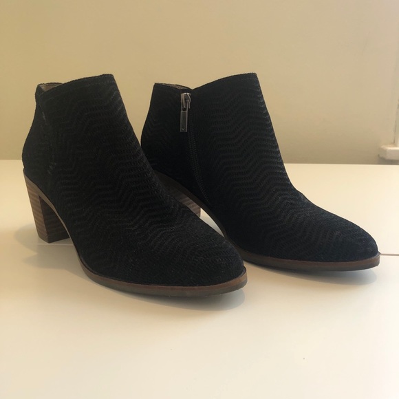 Lucky Brand Ankle Boots Size 6.5M Black - Picture 1 of 5